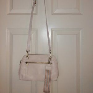 Susan Jay: Light Beige cross-body/wristlet bag